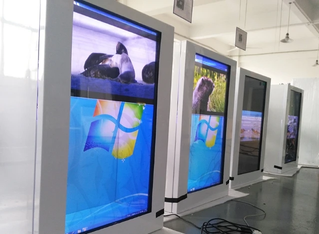 PC computer built in 22 32 42 47 55 65 85 inch LCD Touch interactive transparent advertising screen display monitor