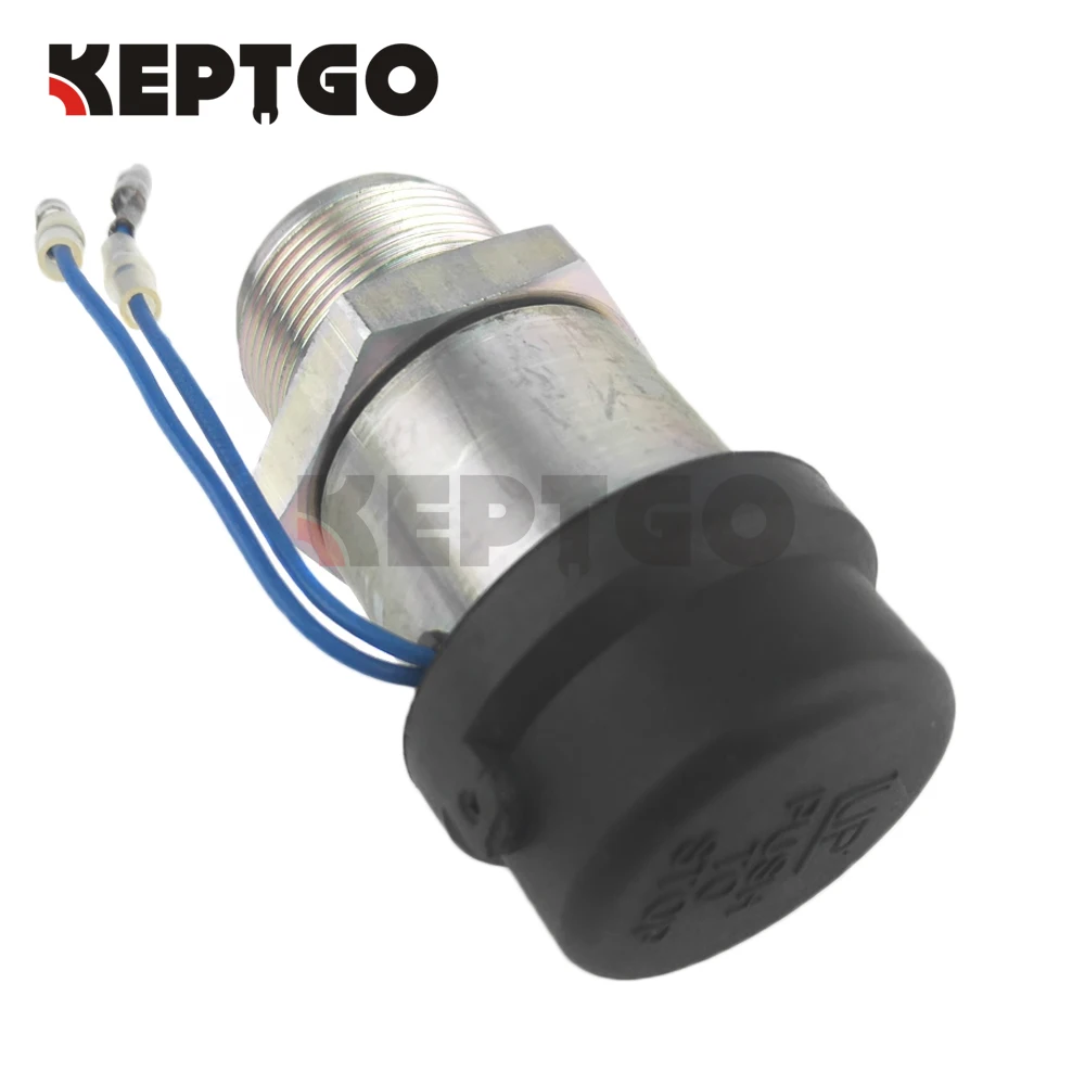 Fuel Shutoff Stop Solenoid 12V For Mitsubishi K3B K3E K4D S3L S3L2Y1 30A87-00060