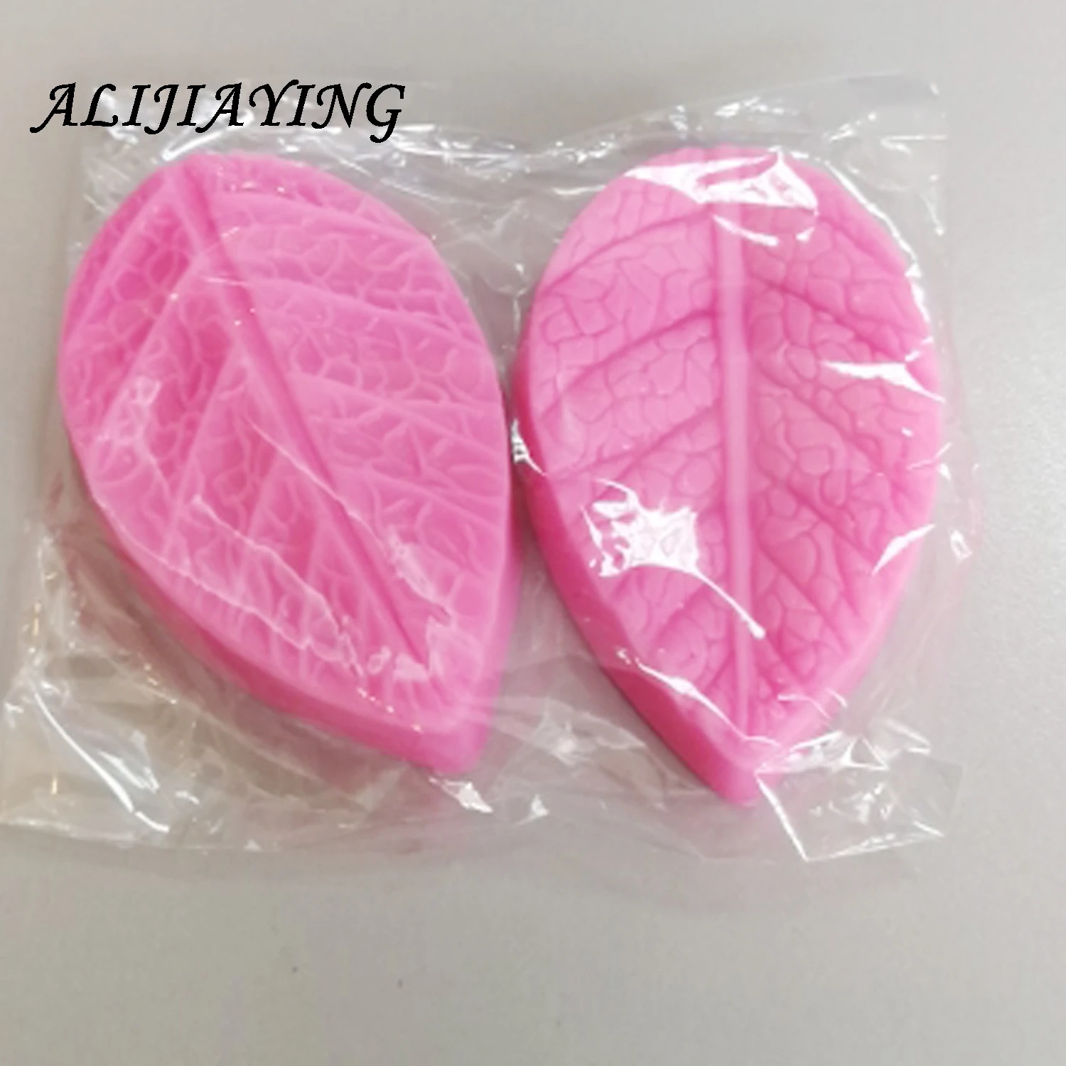 2Pcs/set Leaf petal Silicone Mould For Cake Decoration Molds Leaves Fondant 3D Silicone Mold Gum Paste tools D0311