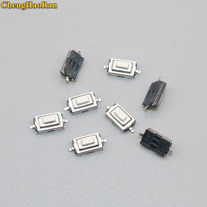 ChengHaoRan 50pcs SMD Tactile Tact Push Button Micro Switch Momentary Two Pin Push Button Switch For MP3 MP4 3*6*2.5 mm