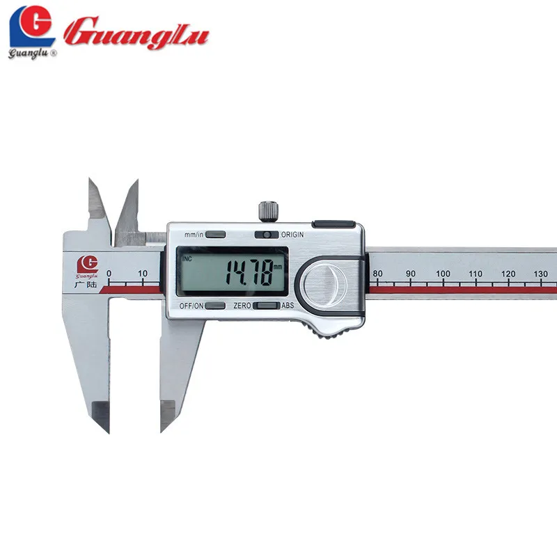 

GUANGLU Absolute Digital Caliper 0-150/200/300mm Stainless Steel Electronic Measurement Instruments Vernier Caliper Measure Tool