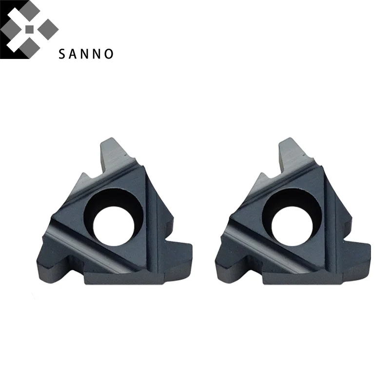 10pcs CNC Carbide Thread Inserts 16ER / 22IR 2 / 3 / 4 / 5 / 6TR T Type Internal Threading Turning Blade Carbide Tips For Steel