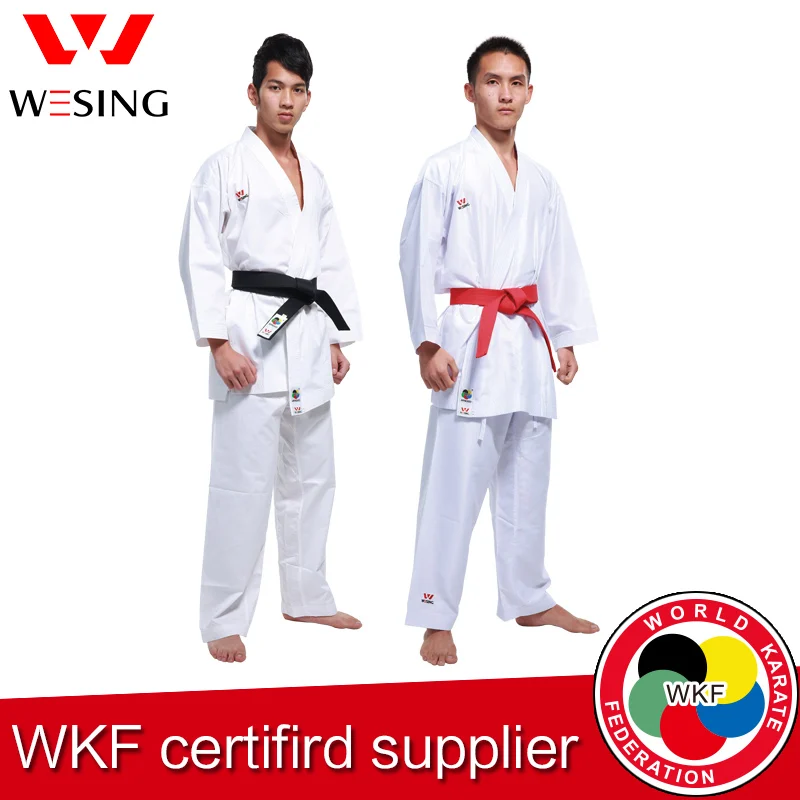 Wesing Karate Uniform Gi Kumite Adult Children Karate Uniform WKF Approved Kata Gi For Training Competition