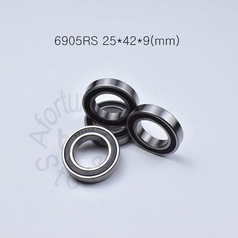 

6905RS 25*42*9(mm) 1Piece bearings 6905 6905RS chrome steel bearing Rubber sealed bearing Thin wall bearing