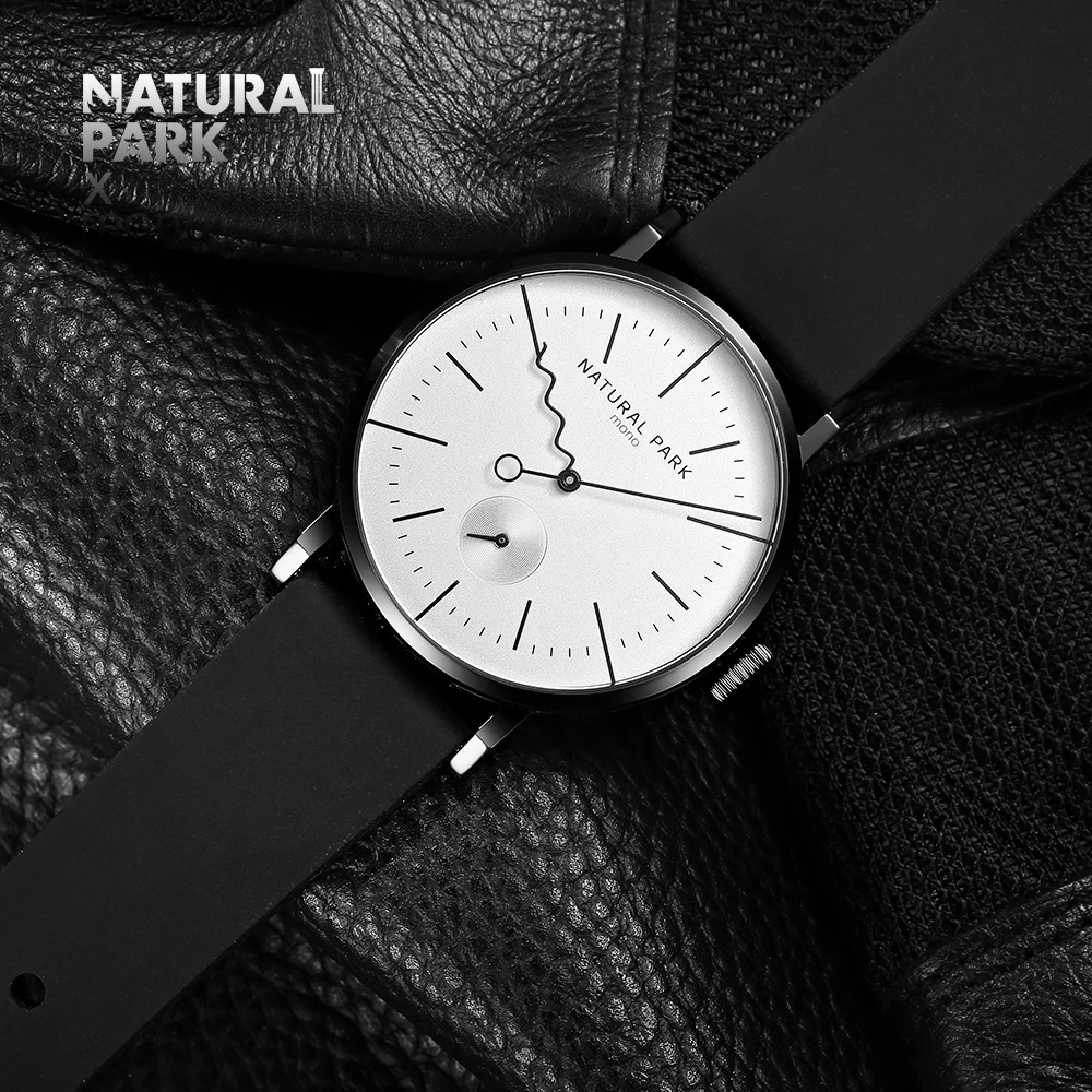 

Super slim Quartz Casual Wristwatch Business JAPAN NATURAL PARK Brand Analog Quartz Watch Men's Fashion relojes hombre NP1487