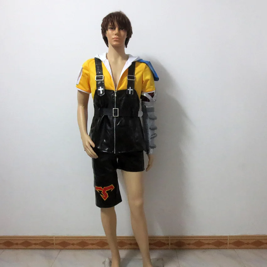 

Final Fantasy X 10 Tidus Christmas Party Halloween Uniform Outfit Cosplay Costume Customize Any Size