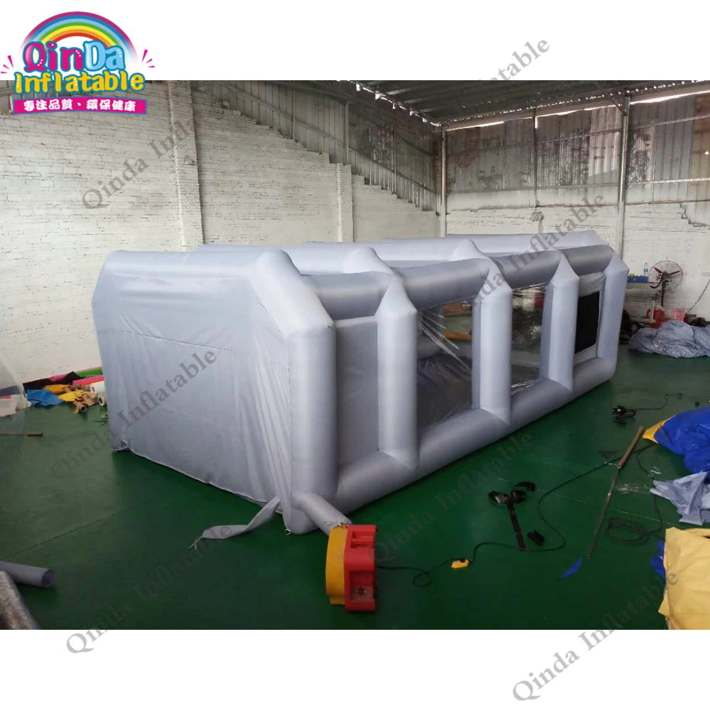 

Free Air Blower Cabin Painting Booth Tent Inflatable Portable Paint Booth For Car Spraying