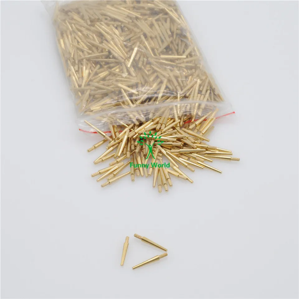 

#2 500PCS DENTAL CLINIC BRASS DOWEL PINS MEDIUM MOLD SUPPLIES