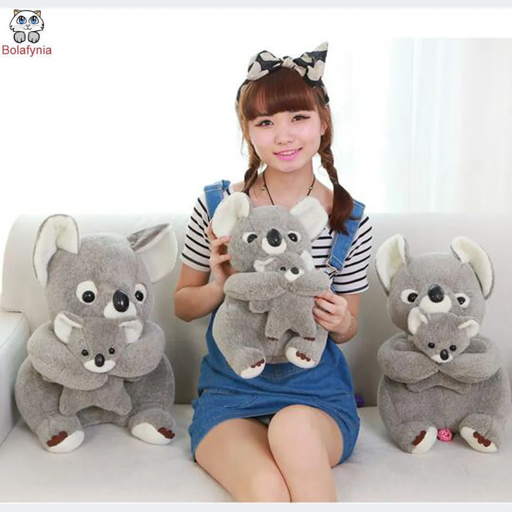 Original Cute Children Plush Toy Doll Australia Koala Mother Baby Stuffed Toy