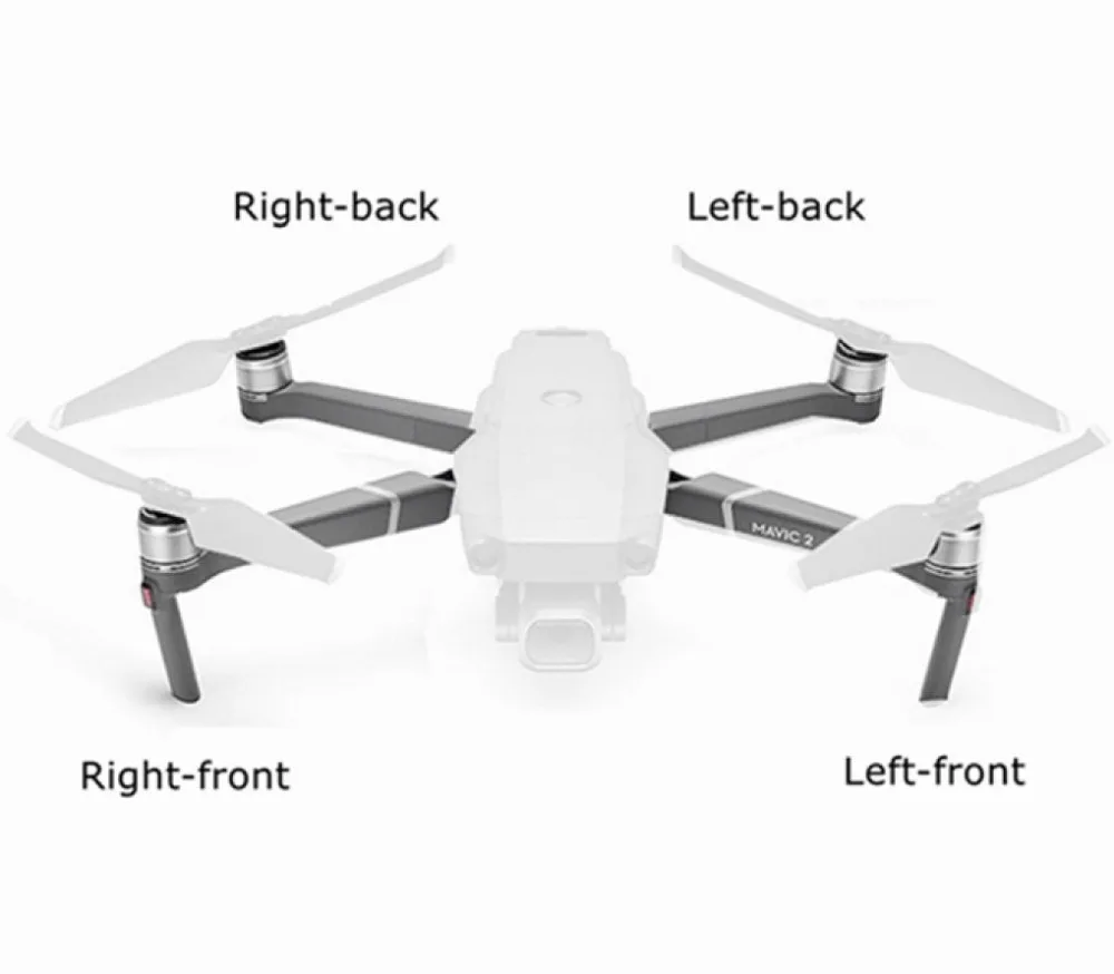 أذرع محرك أصلية لـ DJI Mavic 2 Pro Zoom ، أمامي ، خلفي ، يسار ، ذراع يمين ، قطع غيار ، استبدال ، تم اختبارها قبل الشحن ، وكأنها جديدة