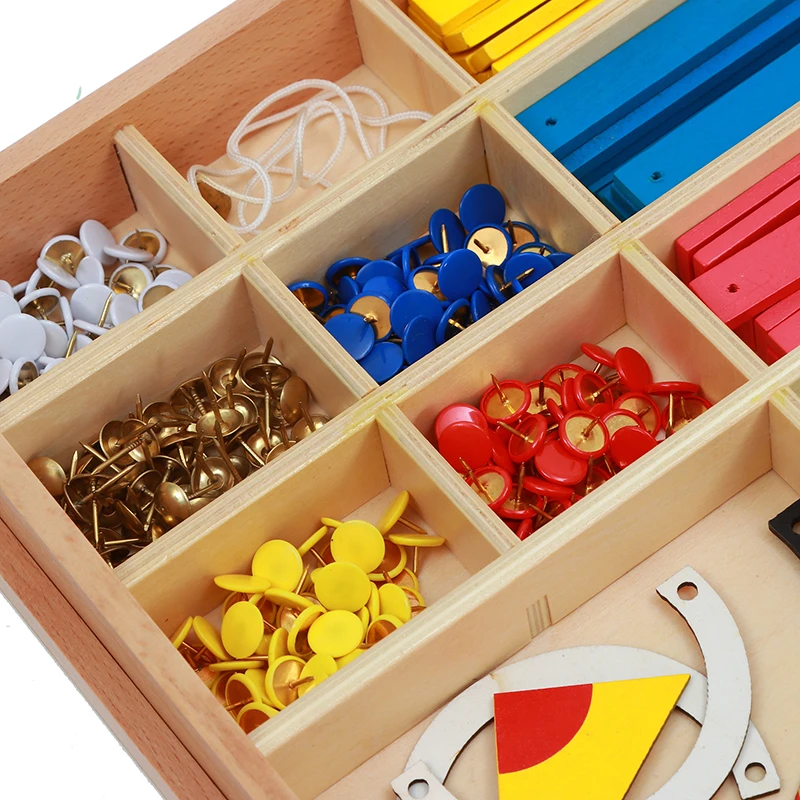 Montessori Kids Toy Geometric Stick Material Early Childhood Preschool Brinquedos Juguets