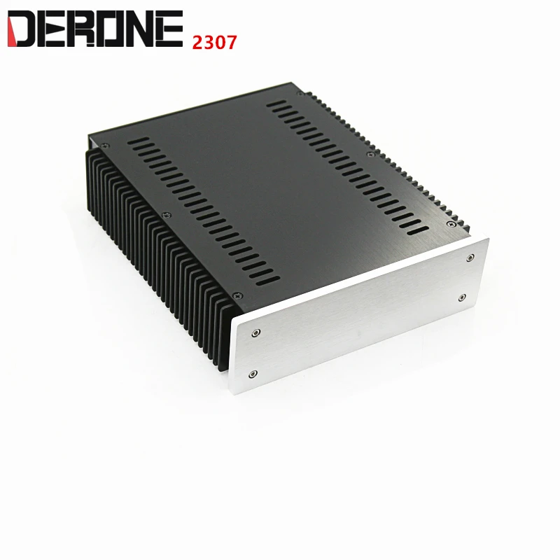 1 piece aluminum chassis power amplifier shell  case power box preamplifier encasement