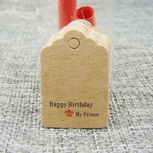 100pcs Thank You Kraft Gift Packing Tags
