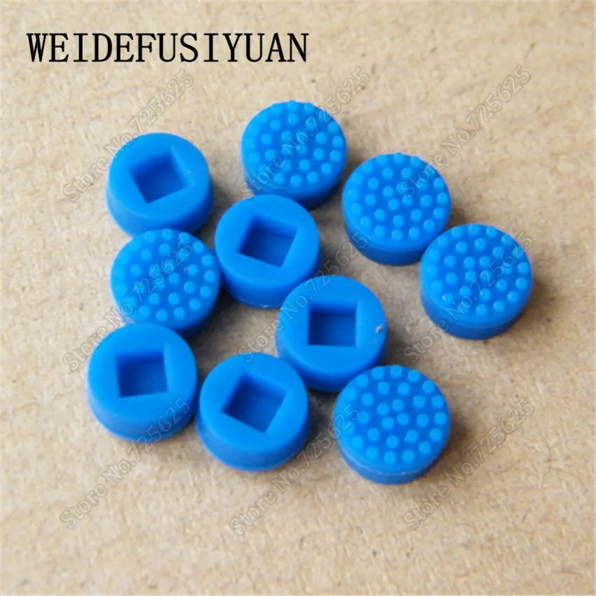 50pcs / lot Laptop Notebook Trackpoint Pointer Mouse Blue Stick Point Cap For DELL Laptop Keyboard Trackpoint Little Dot Cap