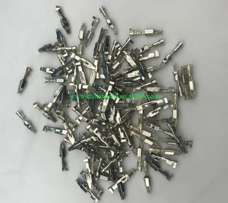 

Free shipping 100pcs 3.5mm car splices wire terminal Crimp terminal 964286-1 Non-insulated auto female terminal