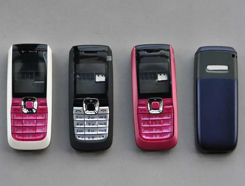 BINYEAE New Full Housing For Nokia 2610 Facing Front Frame with key board display glass+middle frame+back cover