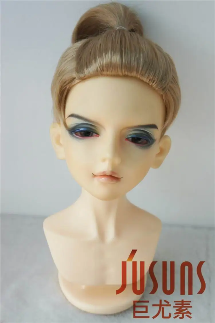JD434 1/4 1/3 Mode Stijlvolle Korte BJD Pruiken MSD SD Zachte Synthetische Mohair Pop Pruik Maat 7-8 Inch 8-9 Inch Haar Pop Accessoires