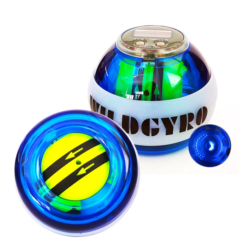 LED Wrist Trainer Gyroscope Strengthener Gyro Arm Power ball Exercise Machine Gym Auto Fitness Forearm Trainer Wrist Ball