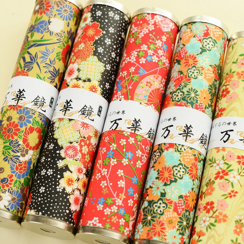 Papeterie créative japonaise en papier, kaleidoscope en fleurs de cerisier, les meilleurs cadeaux de noël pour enfants, nouvelle collection 2017