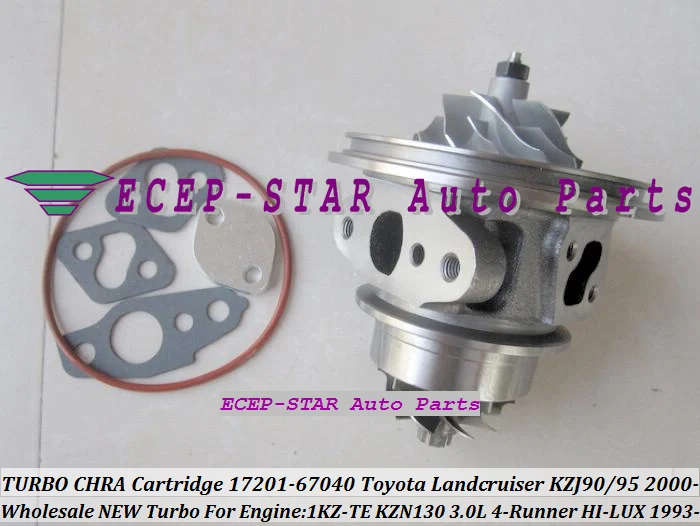 Free Ship TURBO CHRA Cartridge Core CT12B 17201-67020 For TOYOTA HI-LUX KZN130 LANDCRUISER 1KZT 1KZ-T 1KZ-TE 4-RUNNER 3.0L TD