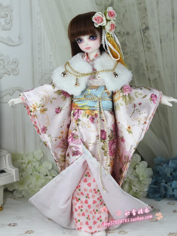 

1/4 1/3 scale BJD Japanese yukata kimono sets clothes accessories for BJD/SD doll,Not included doll,shoes,wig and other A0335