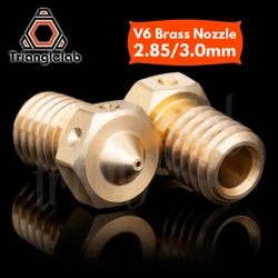 Trianglelab® V6 Nozzle 2.85/3.0MM M6 Thread Large Flow High Quality Custom Models For 3D Printers Hotend For V6 Hotend J-head