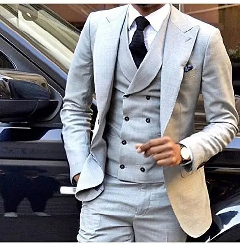 Latest Coat Pant Designs Fashion Blazer Slim Prom Tuxedo Wedding Suits For Men Bridegroom 3 Piece Mens Suits Custom Blazer Terno