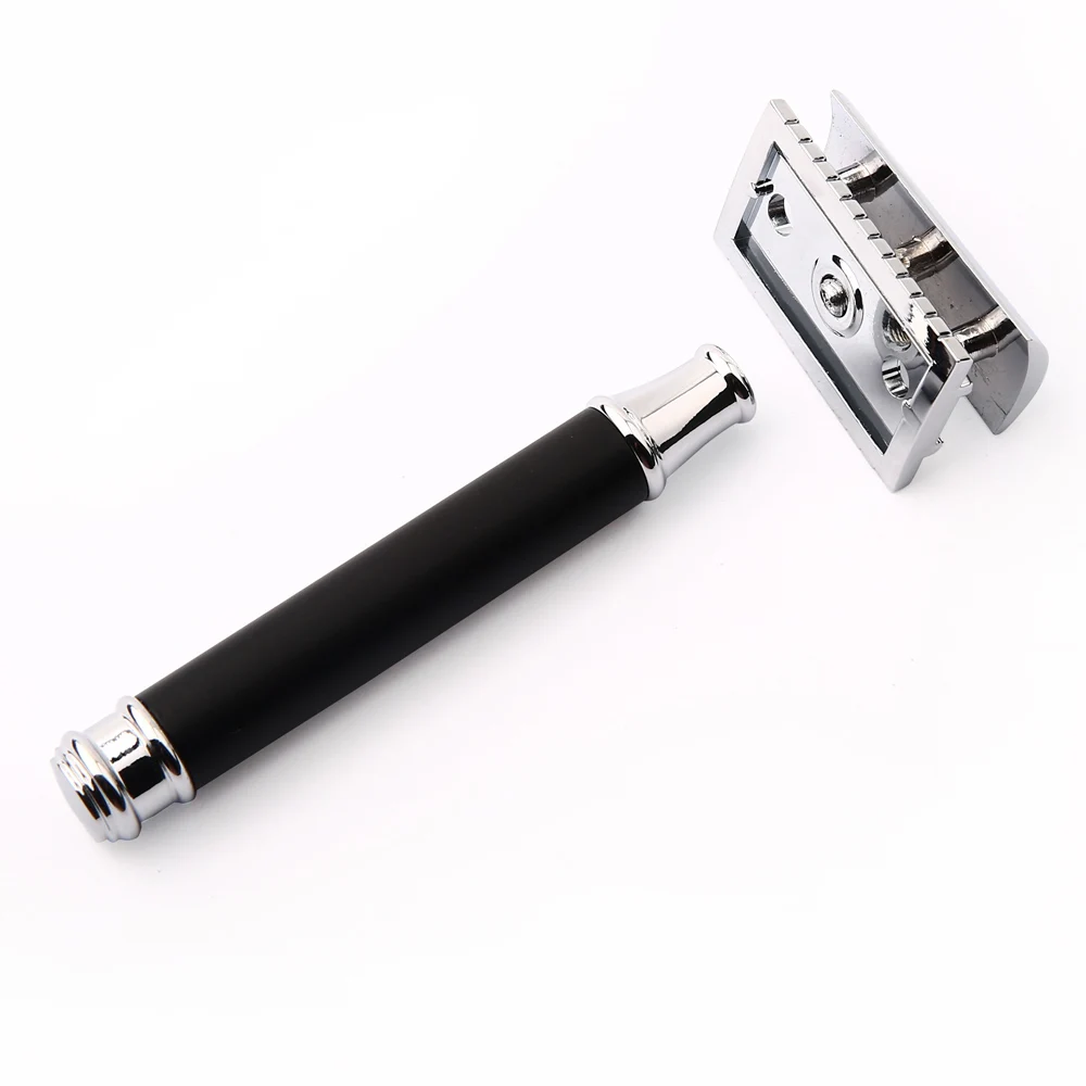 Klassische Sicherheit Rasiermesser Für Männer Manuelle Klinge Austauschbare Rasierer Messing Blank Griff Rasierer für Rasieren Männer