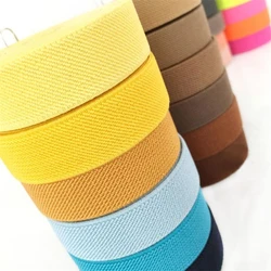 20mm Double-Sided Thickened Twill Elastic Belt 4 Meters Trousers Skirt Waistband Elastic Belt Garment Accessories Rubber Band