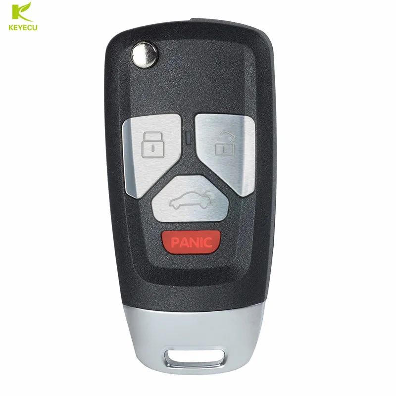 KEYECU  Replacement New Upgraded Flip Remote Key Fob 315MHz ID46 for 2014-2016 GMC Sierra Chevrolet Silverado FCC: M3N-32337100