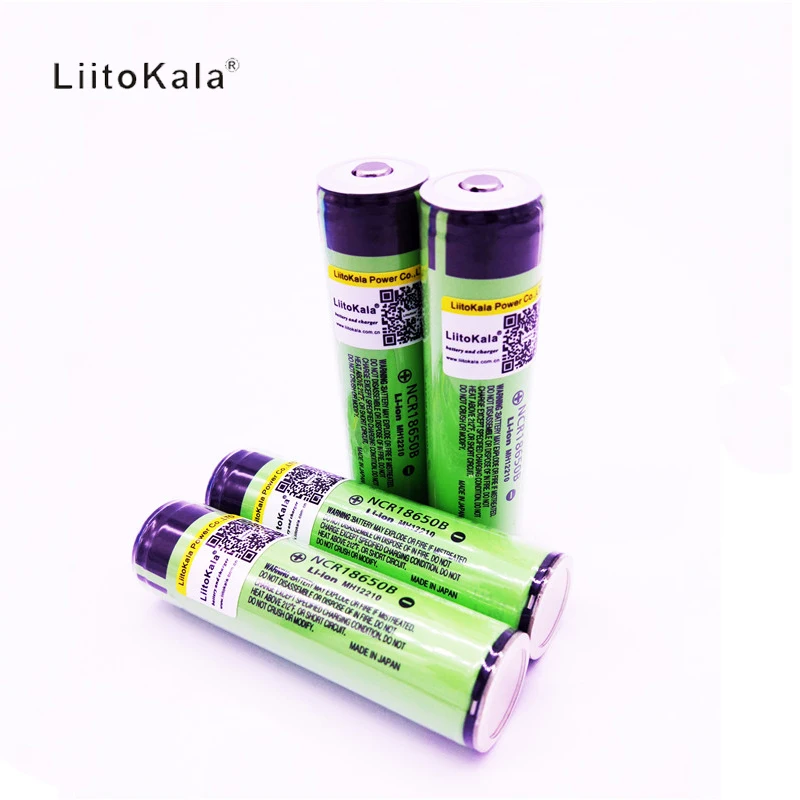 New Original Liitokala  18650 3400mAh battery NCR18650B rechargeable battery