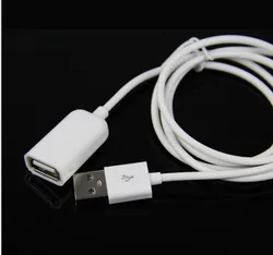 1 sztuk USB 2.0 rozszerzenie męskie i żeńskie dane 50cm 1M Extender Charge dodatkowy kabel dla iPhone 4 5 6 Plus dla Samsung S6 Note4