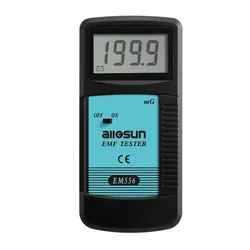 all-sun EM556 High Sensitivity EMF Tester 0.1-199.9mG 30HZ-400HZ Test the Magnitude of Electromagnetic Field Radiation