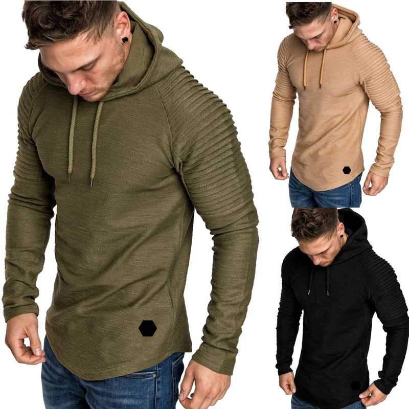 DIMUSI Brand Fashion Mens Hoodies Men Solid Color Hooded Slim Sweatshirt Mens Hoodie Hip Hop Hoodies Sportswear Tracksuit,TA301