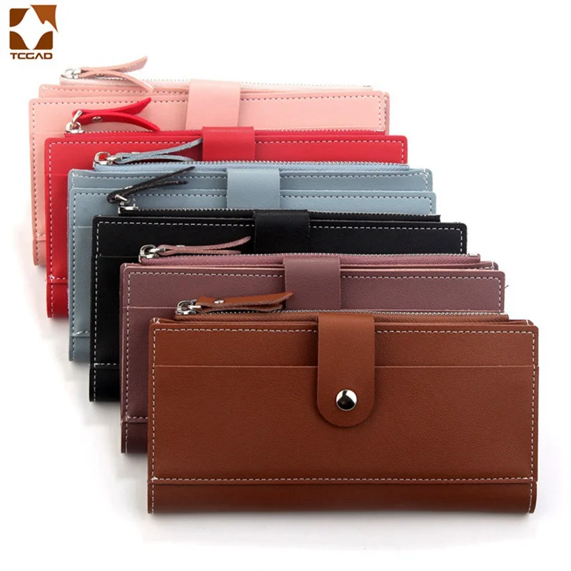 Long PU Wallet for Women, Hasp Clutch, Female Purse, Money Wallet, Female, 2024