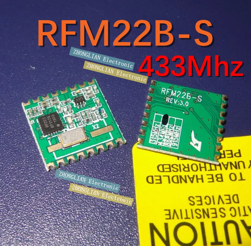 

Free Shipping 2PCS RFM22B-S RFM22B Radio Data Transceiver Module RFM22B 433Mhz