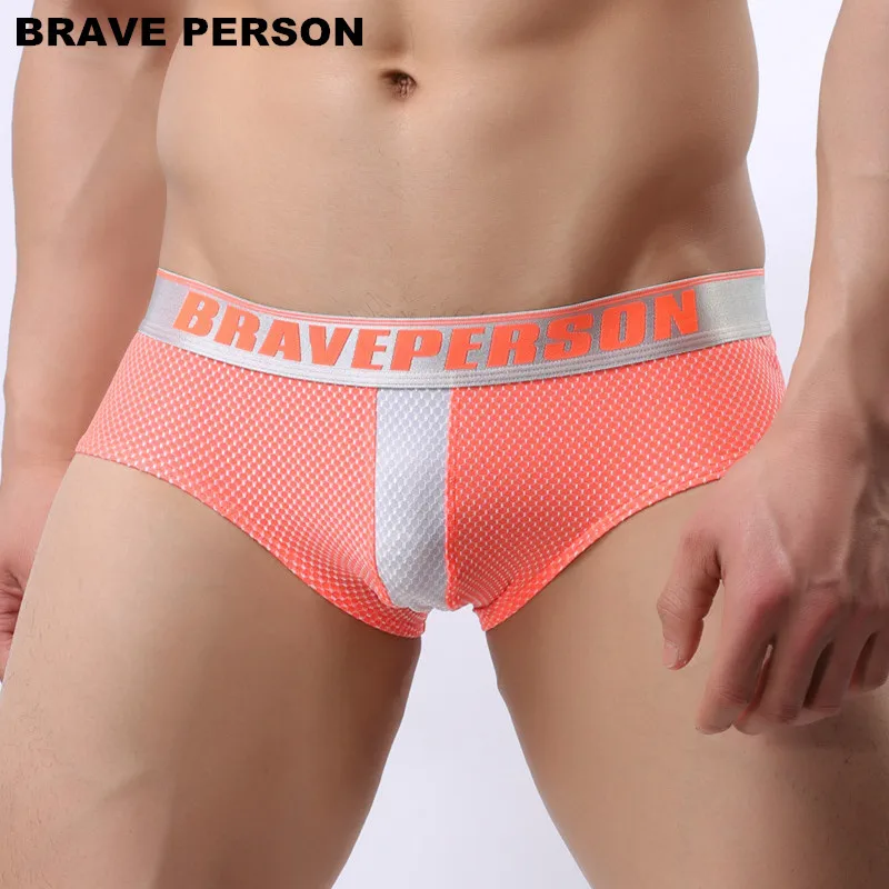 BRAVE PERSON Brand Underwear Men Sexy Briefs High Quality Nylon Boxer Briefs Male Panties Fashion Men\'s Underpants B1152