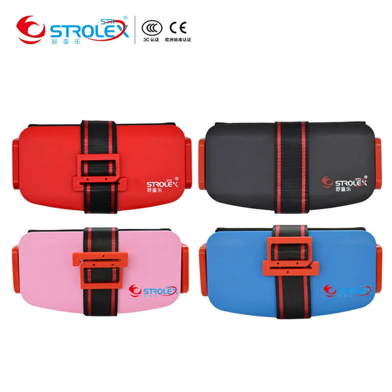 

Foldable Child Safety Seat Baby Toddler Booster Seat Cushion Three-point Safety Harness Kids Travel Portable Car Safety Seats