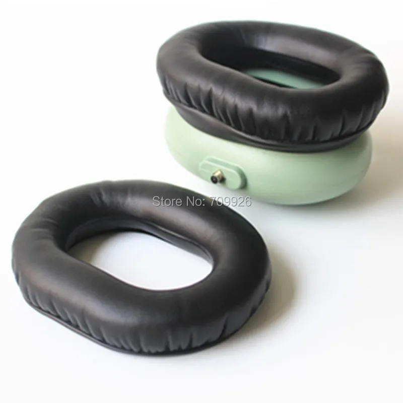 Almohadillas para auriculares piloto, almohadillas para auriculares, almohadillas para los oídos, almohadillas para auriculares de cuero suave, almohadillas para auriculares David, Willman, ATH, 1 par por lote