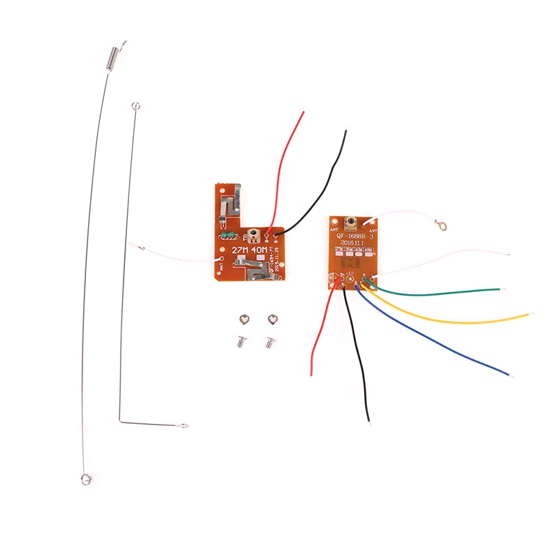 Remote Control Circuit Board PCB Transmitter Receives Antenna Toys 4CH 27MHZ