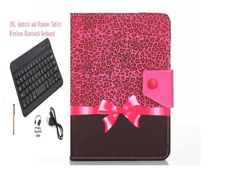 Funda con teclado Bluetooth para Lenovo Tab 4, 10 Plus, TB-X704L, X704F, 10 TB-X304F / X304N