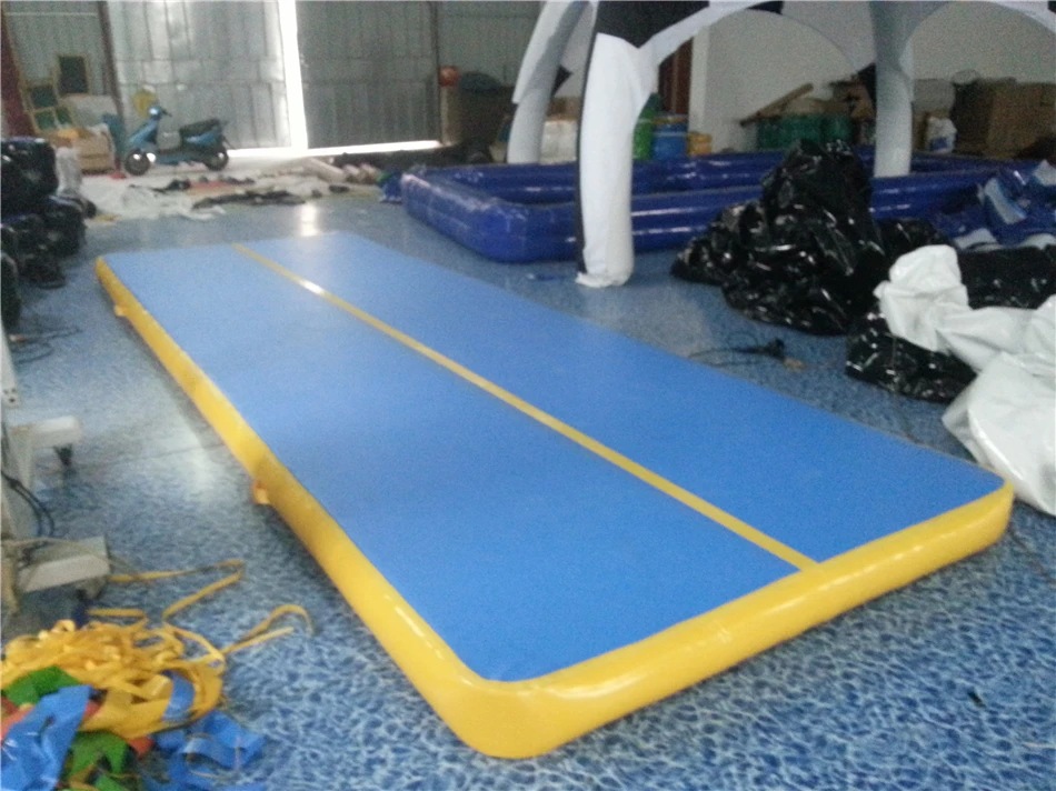 

200cm*800cm Bule Inflatable Tumble Track Trampoline Air Track Taekwondo Gymnastics Inflatable Air Mat