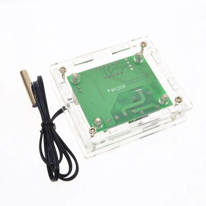 W1209 Case Enclosure Transparent Acrylic Box Clear Cover Thermometer thermo controller(Do not include W1209)