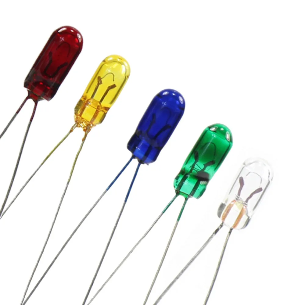 

200pcs 3mm 6V Mini Grain of Wheat Bulbs Mixed Color Red Yellow Blue Green Warm White MP00