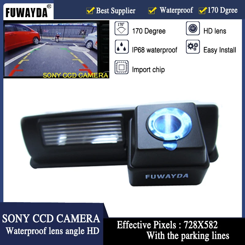 FUWAYDA night vision SONY CCD CAR REAR VIEW REVERSE CAMERA FOR Toyota CAMRY Picnic Echo Verso / Yaris (NCP93) HARRIER ALTEZZA