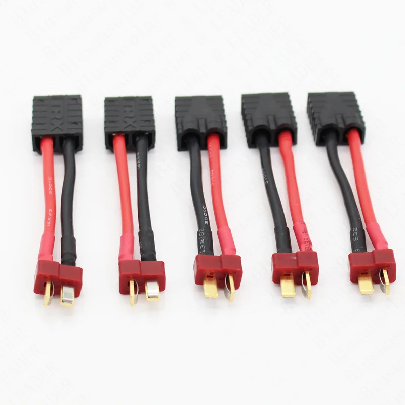 OEM products 100pcs/ lot Traxxas female connector  Charge cable 14 AWG Cable with T male plug