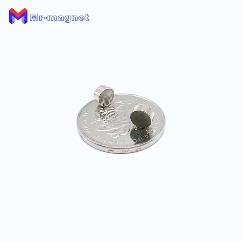 2000pcs 6 x 4 mm magnet 6 x 4 N50 Super Strong Rare Earth Magnet Small Round Powerful Neodymium Magnet Fridge n50 6x4mm d6*4mm