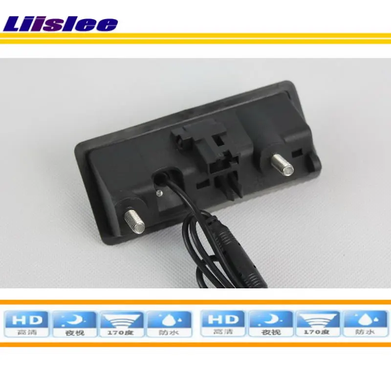 Para audi a4l/a8l 2013 2014 porta de backup automático tronco lidar com estacionamento câmera traseira do carro integrado hd sony ccd iii cam accessoeies