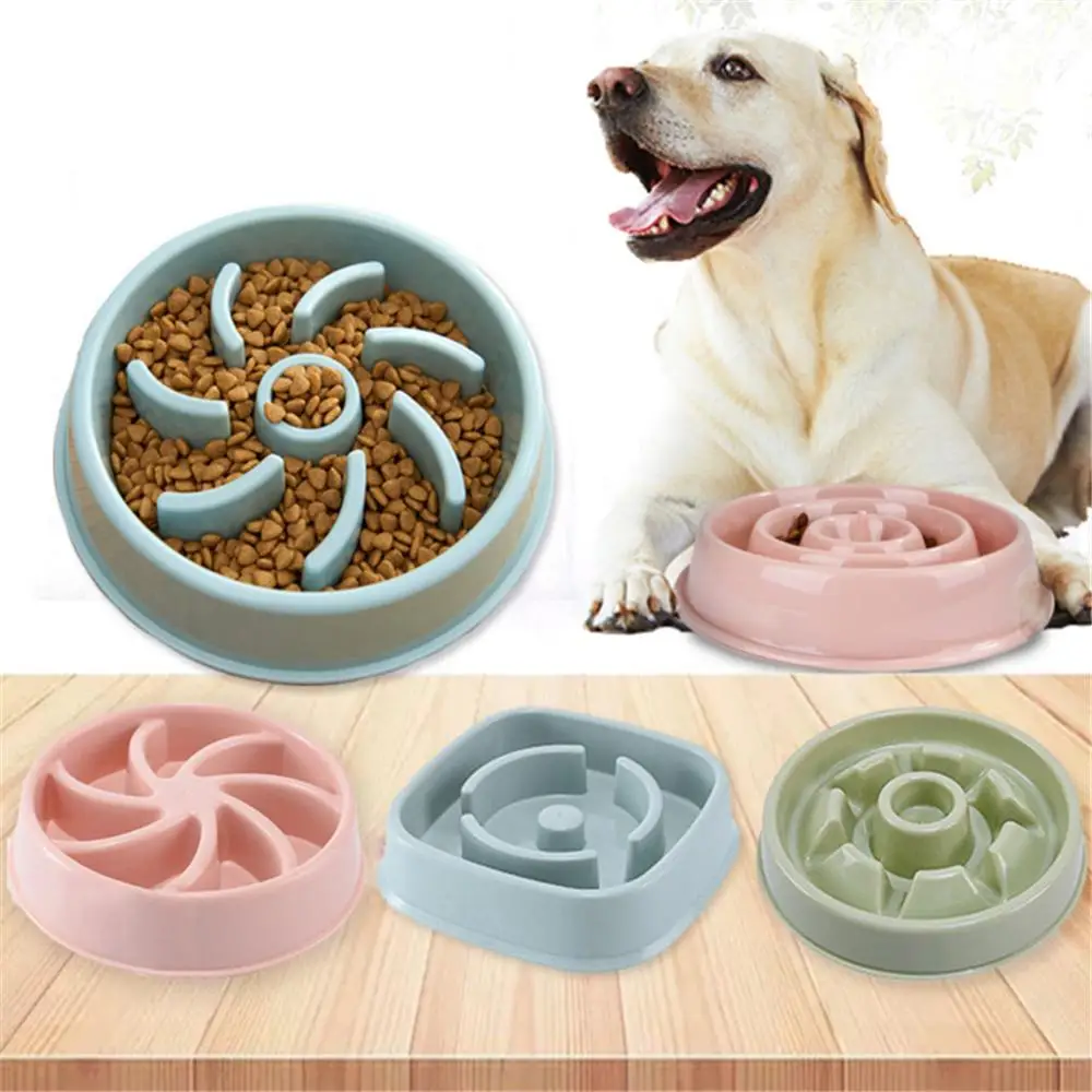 

5 Different Shape Dog Bowl Pet Dog Feeding Food Bowls Puppy Slow Down Eating Feeder Dish Bowl Prevent Obesity Pet Dogs Supplies