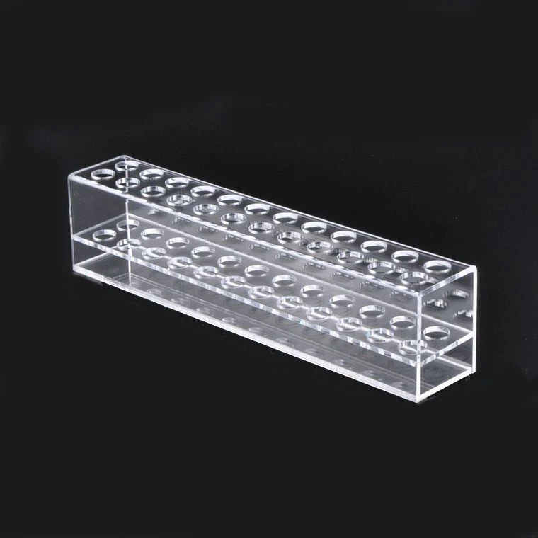 Transparent 24 Spaces Acrylic Eyebrow Pencil Holder Cosmetic Organizer Display Storage Showcase